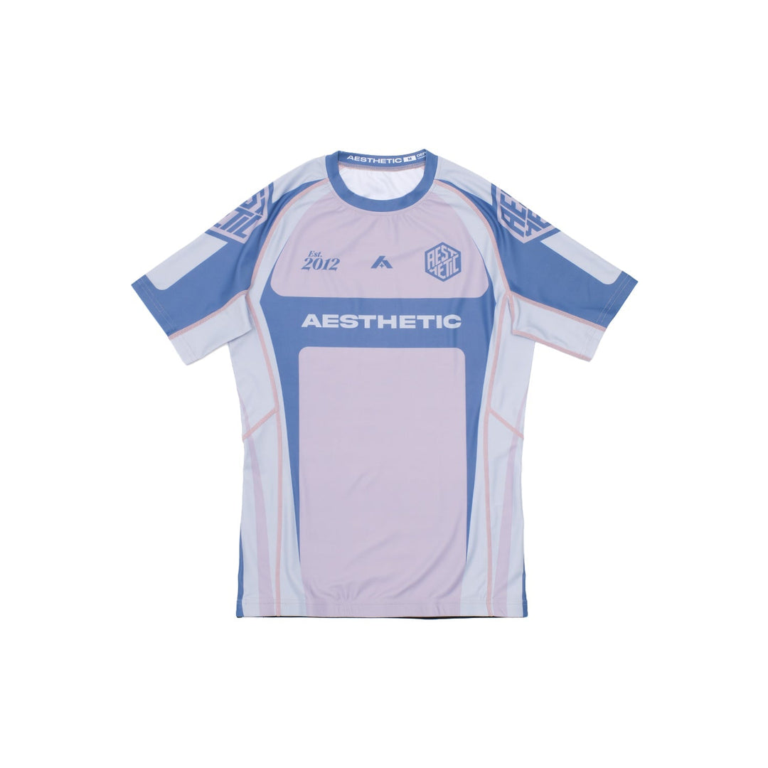 Cross Short Sleeve Rashguard (Violet)