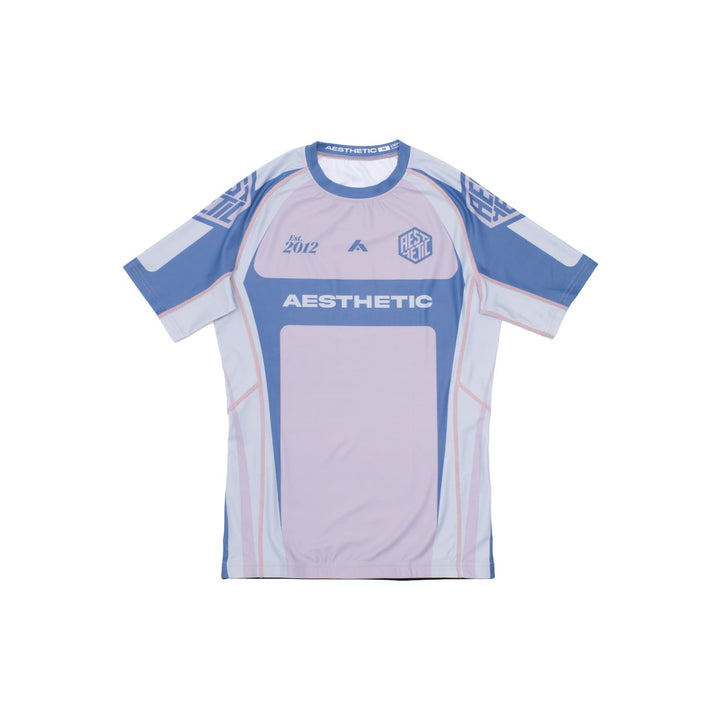 Cross Short Sleeve Rashguard (Violet)