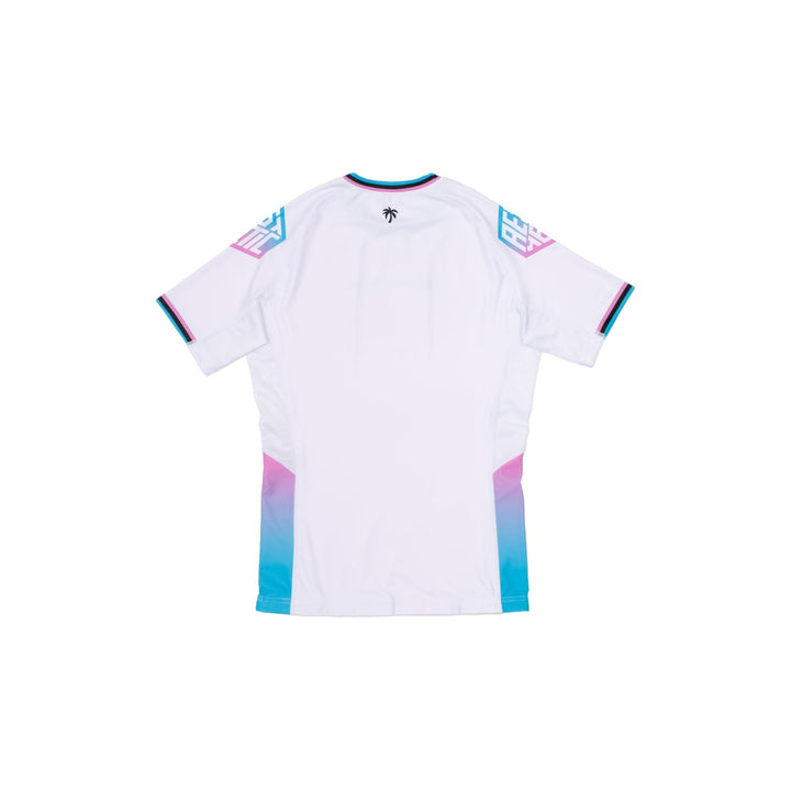 'Miami' Short Sleeve Rashguard (White)