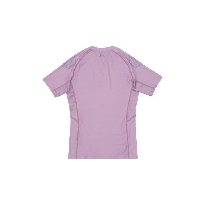 Pastel Dusty Purple Short Sleeve Rashguard