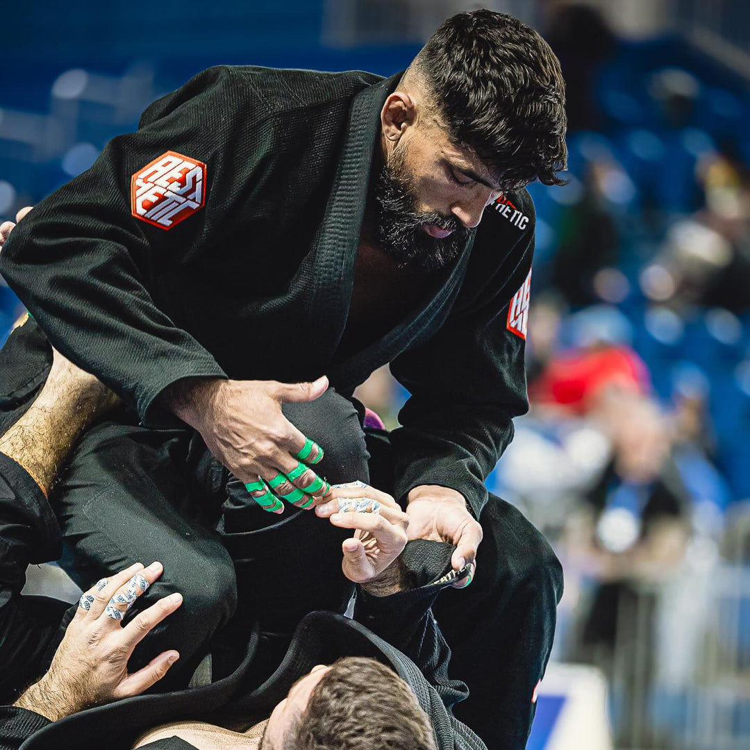 The Alpha+ Kimono (Black/Vermillion)