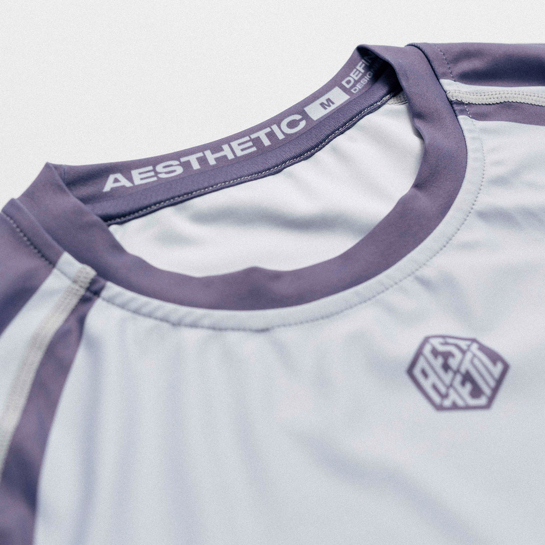 Motion Short Sleeve Rashguard (Deep Mauve)