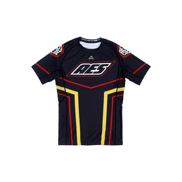 'Moto' Owen Jones Short Sleeve Rashguard
