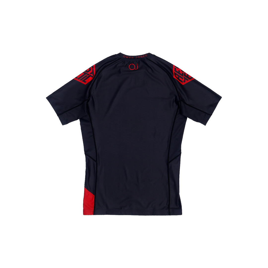 'Union' Owen Jones Short Sleeve Rashguard (Black)