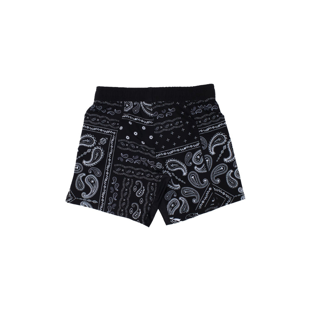 Paisley Grappling Shorts (Black)