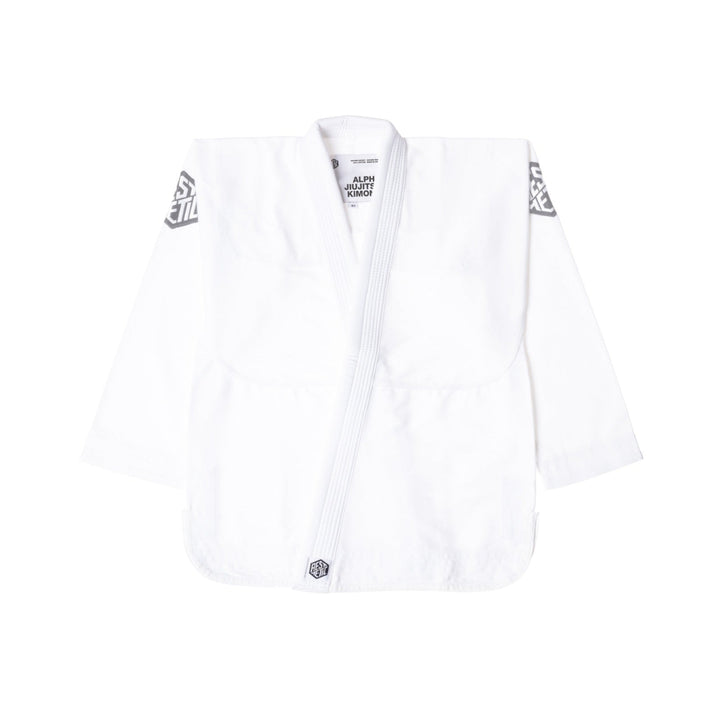 The Alpha Kimono (2024-Grey Patch) (White)